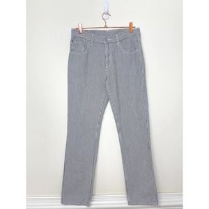 Levis 511 Railroad Slim/Straight Pinstripe Cotton Jeans Size 32X32